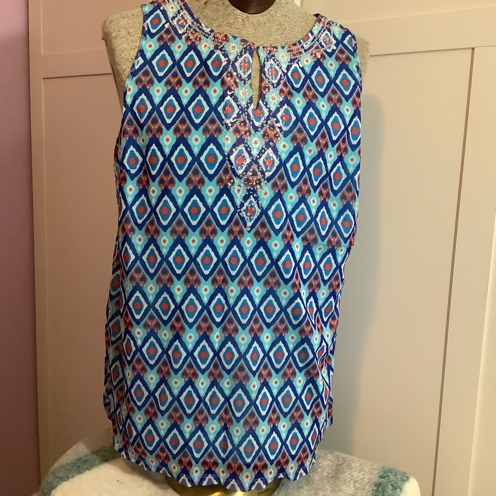 INC international Concept Sleeveless blouse size 2X